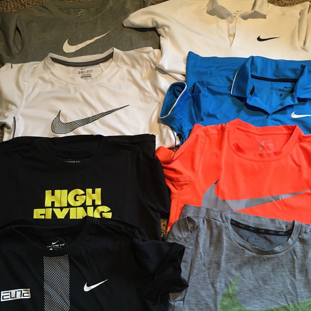 Nike dri fit shirts